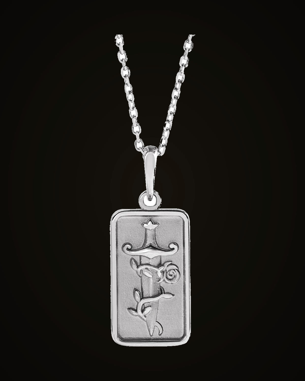 Dagger Necklace — Sterling Silver