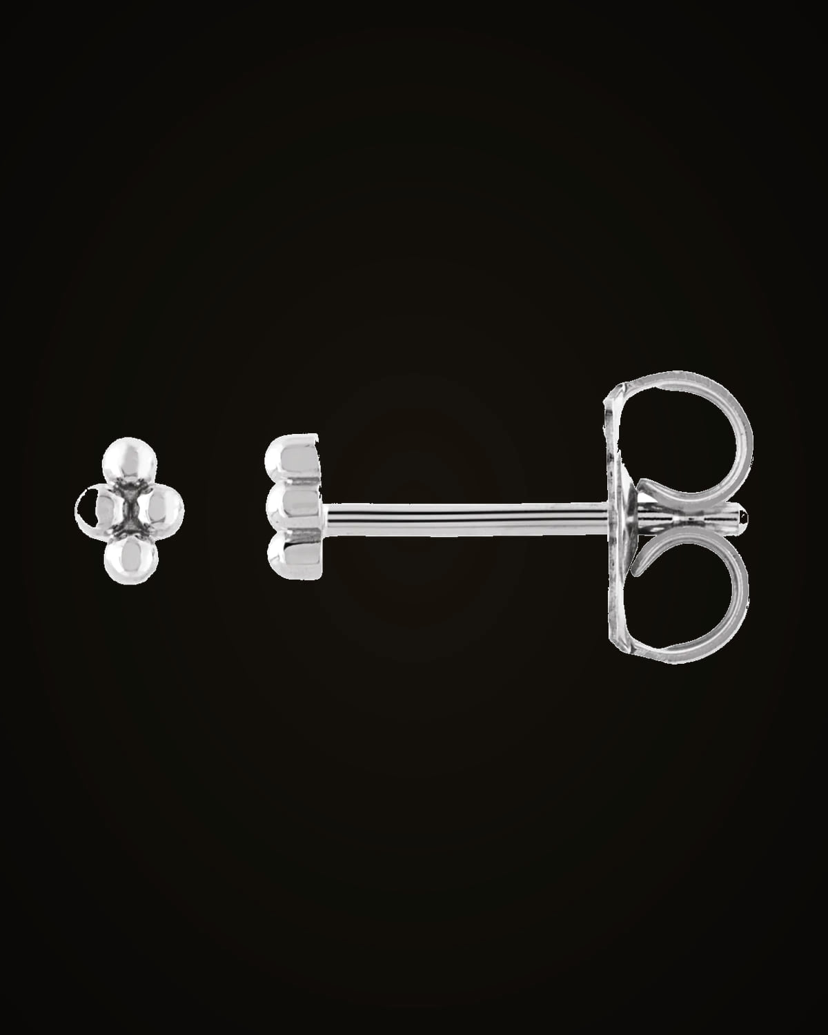 Bead Earrings — Sterling Silver
