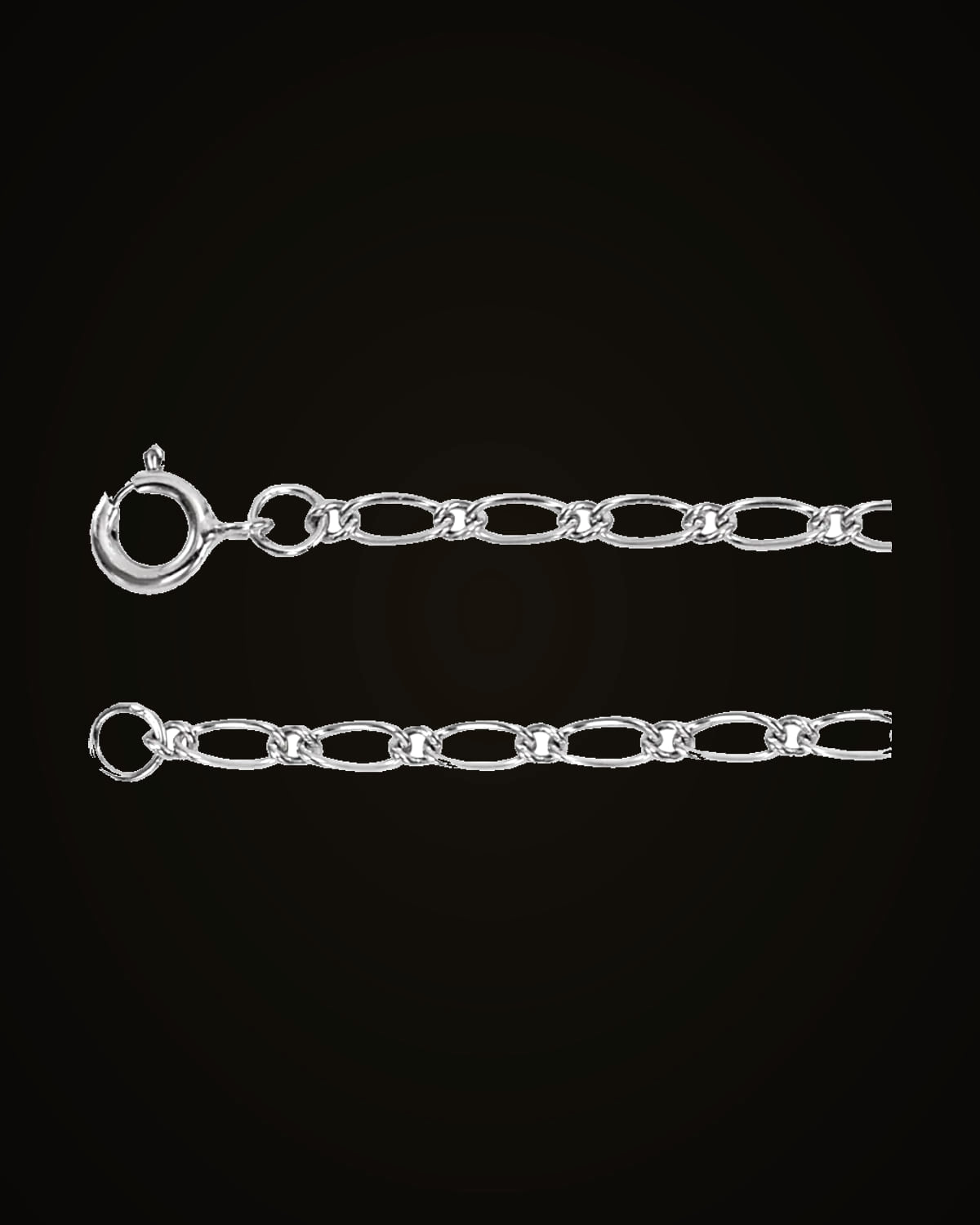 Figaro Chain — Sterling Silver