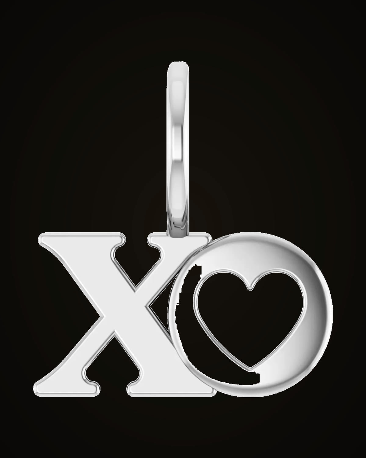 Xo Charm/Pendant — Sterling Silver