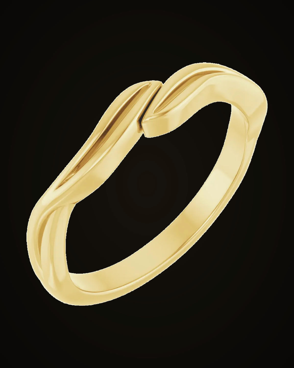 Stackable Ring — 14K Yellow Gold · 10.6 x 3.75 mm