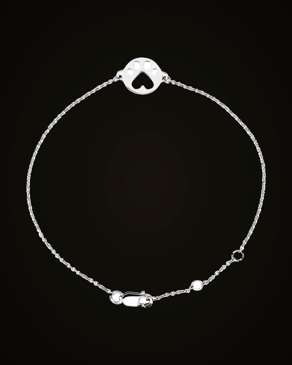 Our Cause For Paws Bracelet — Sterling Silver