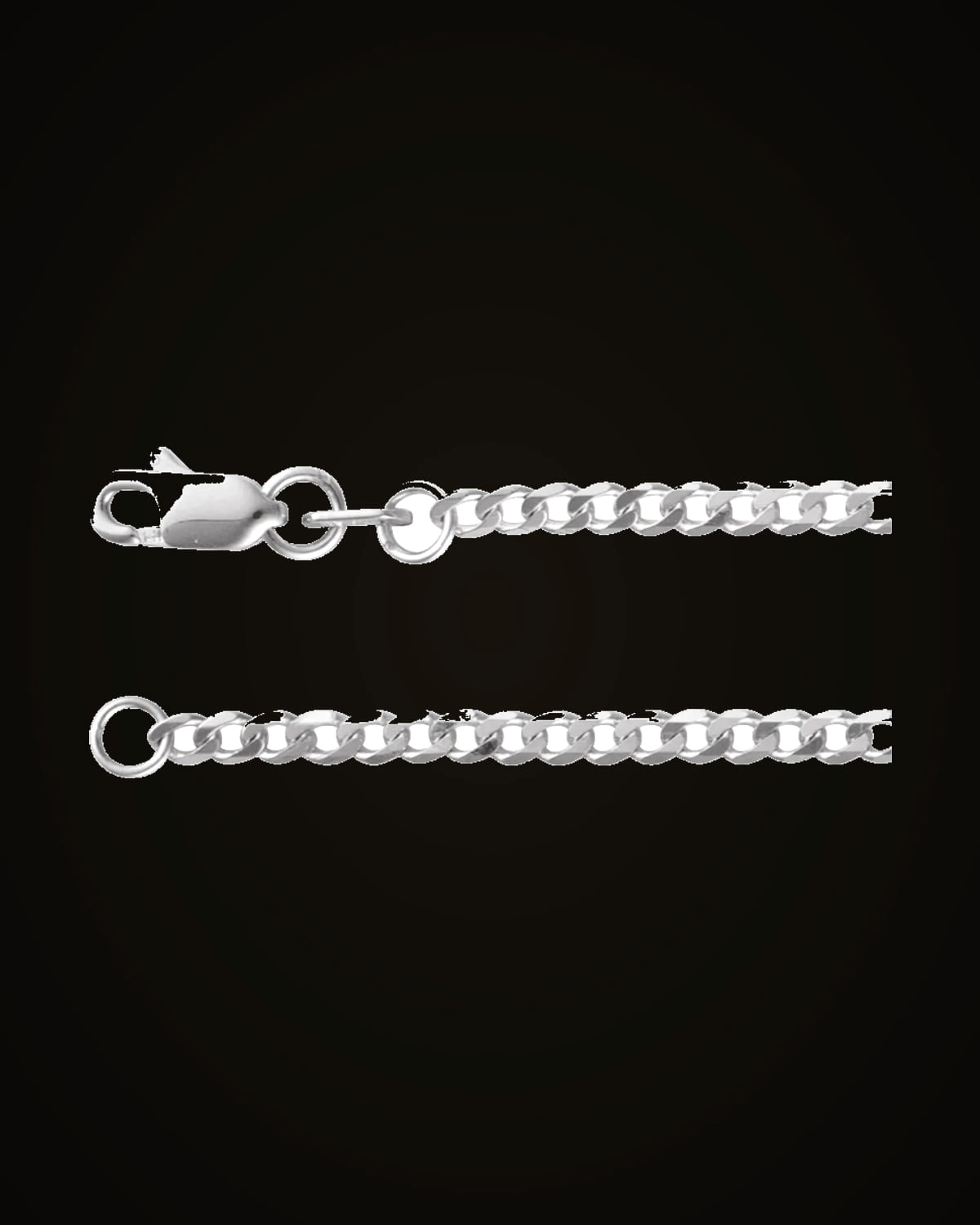 Curb Chain — Sterling Silver