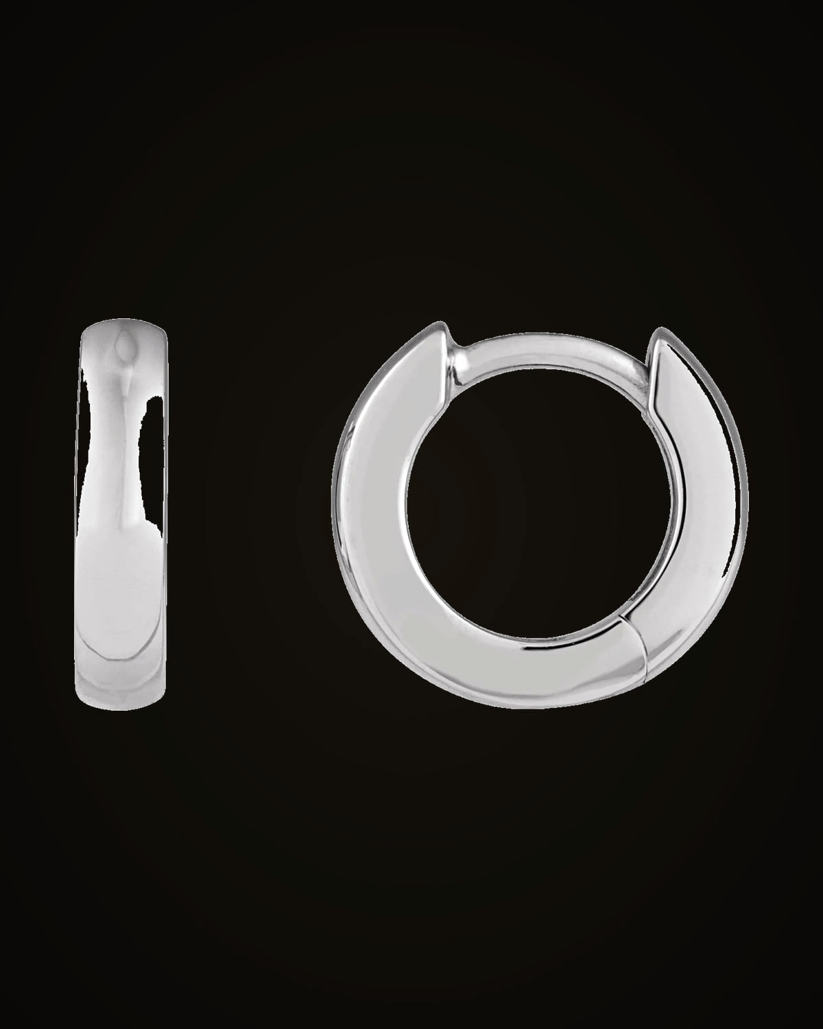 Hinged Earrings — Sterling Silver