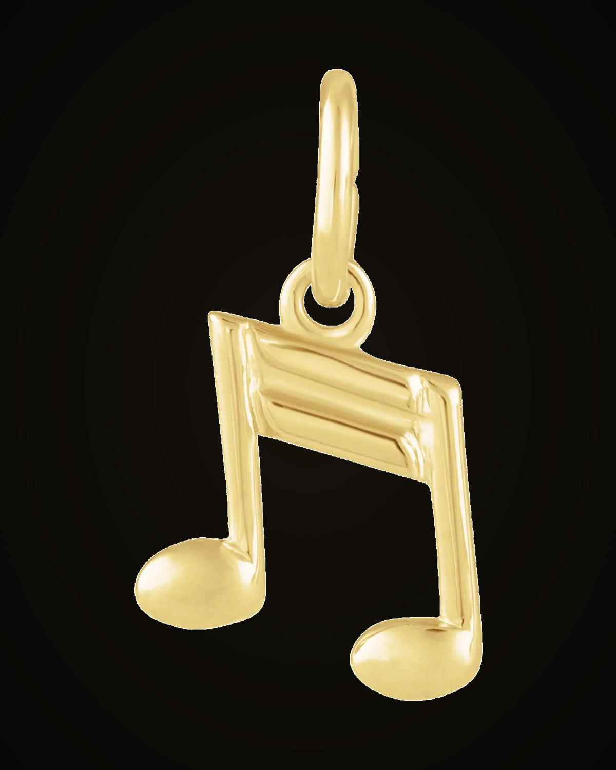 Musical Note Charm/Pendant — 14K Yellow Gold