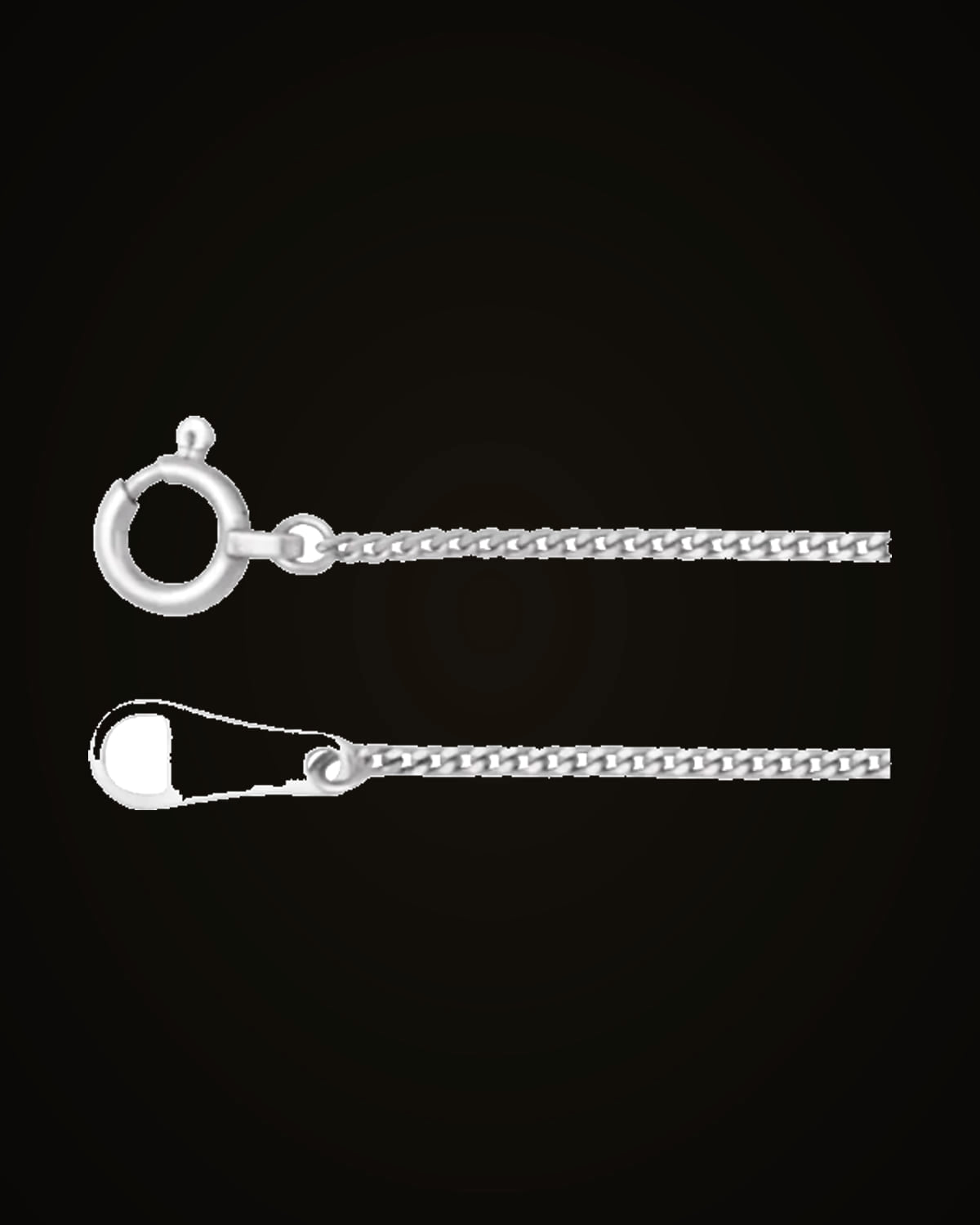 Curb Chain — Platinum