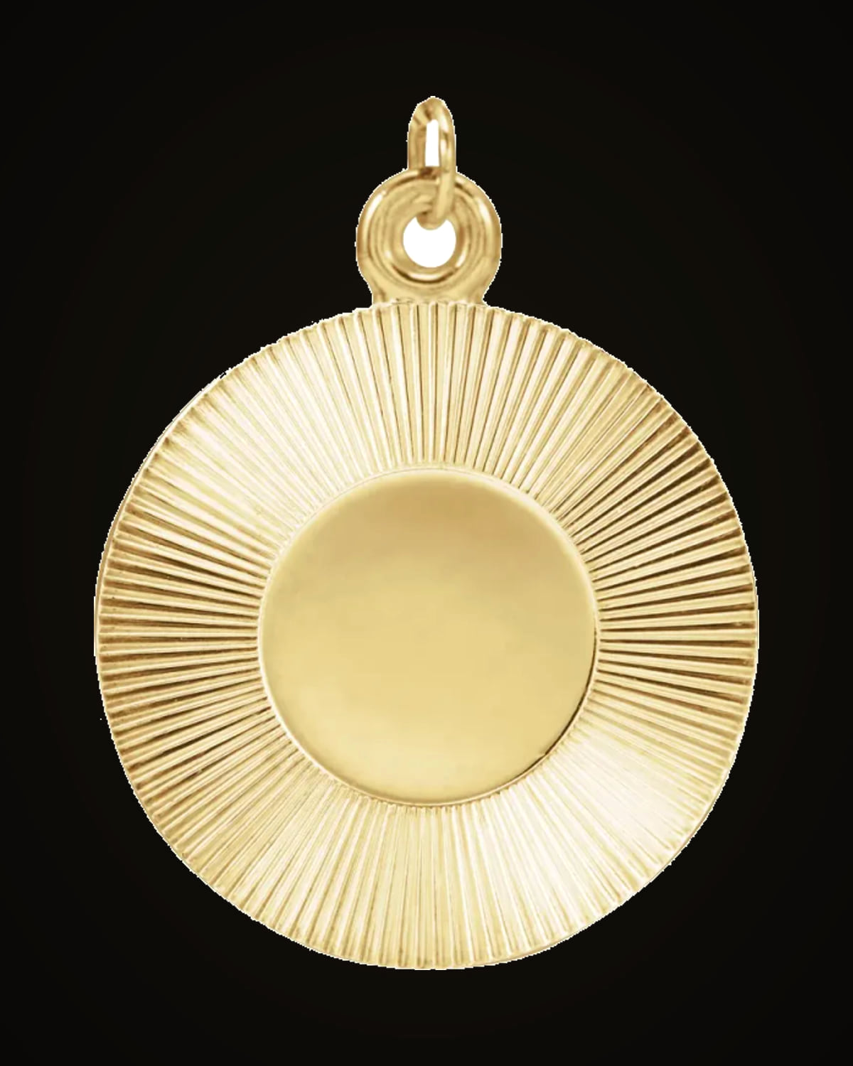 Engravable Pendant — 14K Yellow Gold