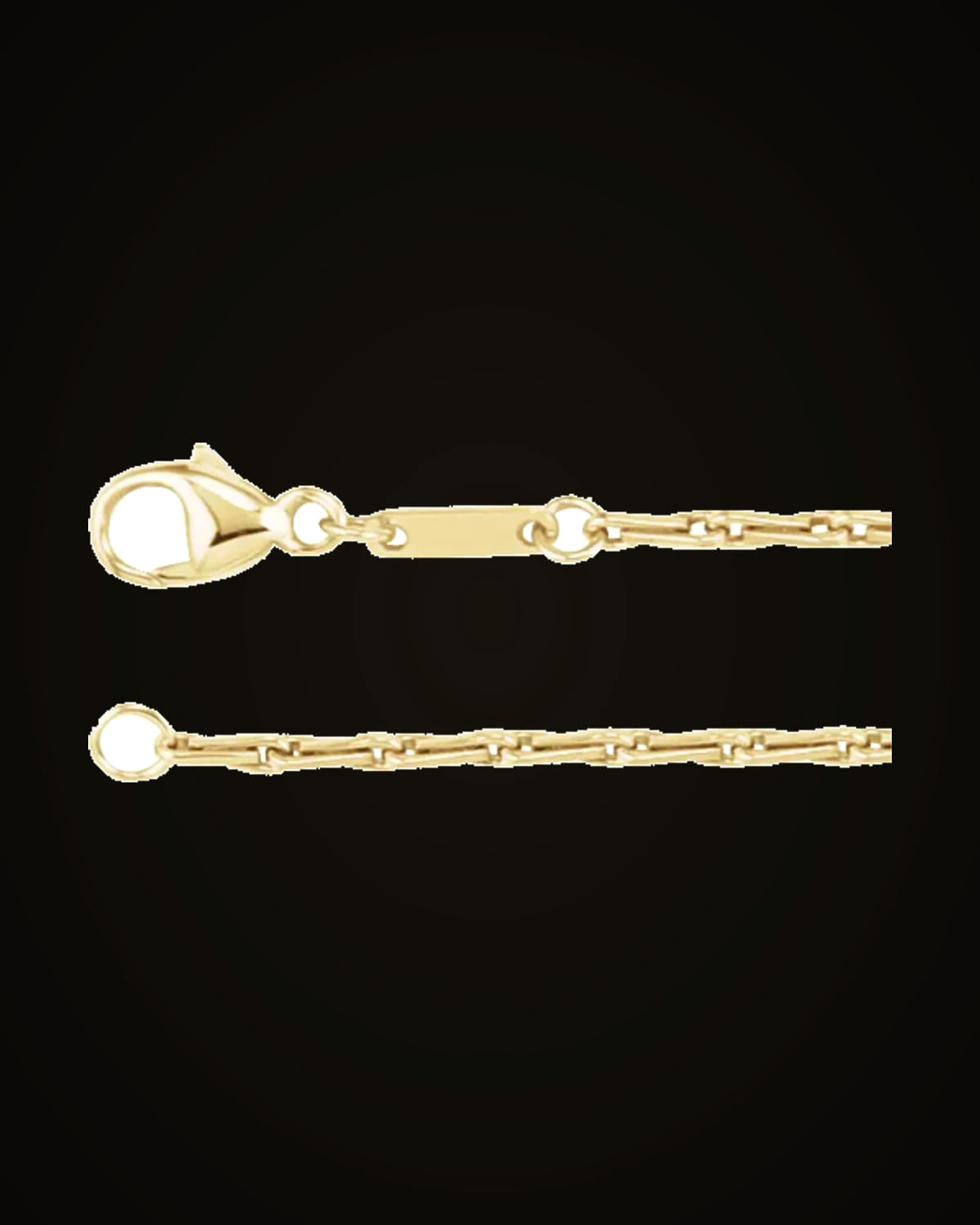 Barleycorn Chain — 14K Yellow Gold