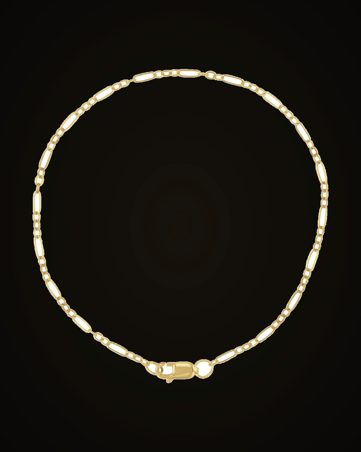 Figaro Chain — 14K Yellow Gold-Filled