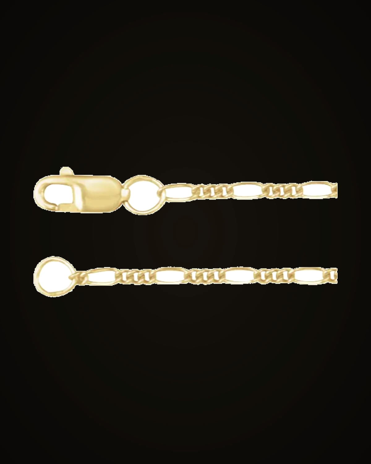 Figaro Chain — 14K Yellow Gold-Filled