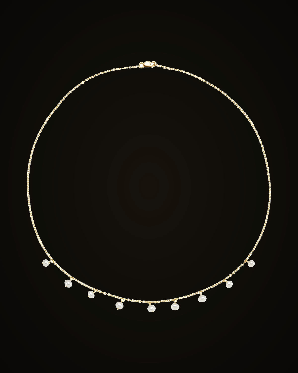 Freshwater Cultured Pearl Necklace — 14K Yellow Gold · Cultured Freshwater Pearl