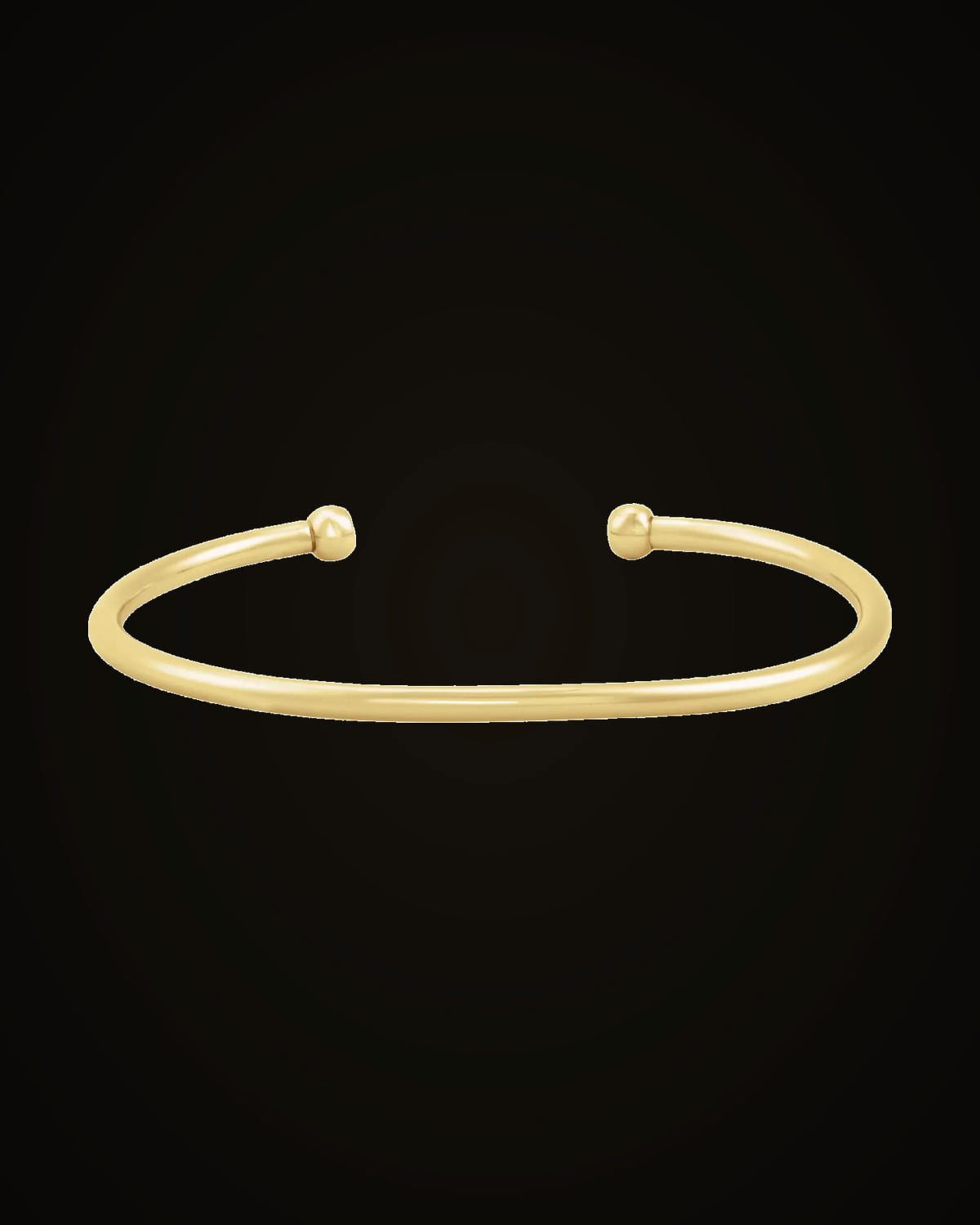 Metal Cuff Bracelet — 14K Yellow Gold-Filled