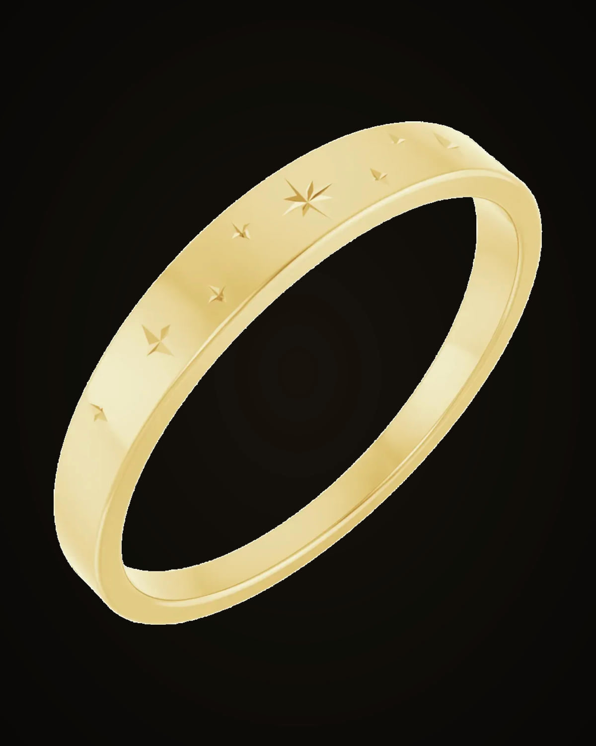 Celestial Ring — 14K Yellow Gold · 3 mm