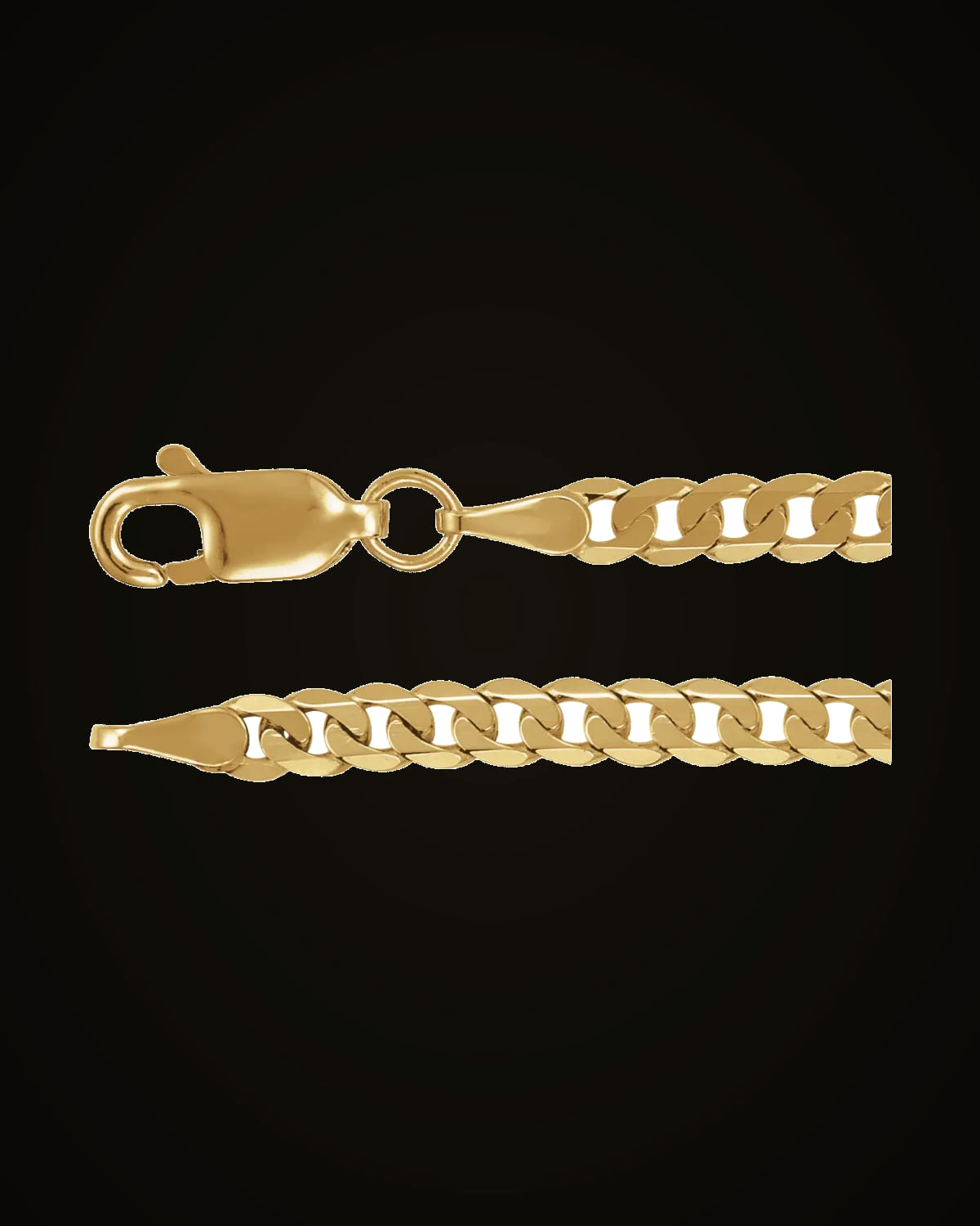 Curb Chain — 14K Yellow Gold