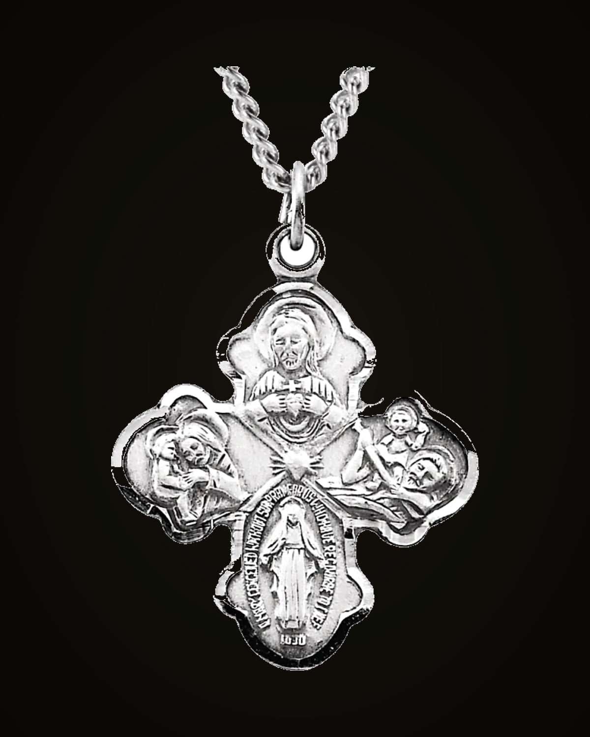 4-Way Cross Necklace — Sterling Silver