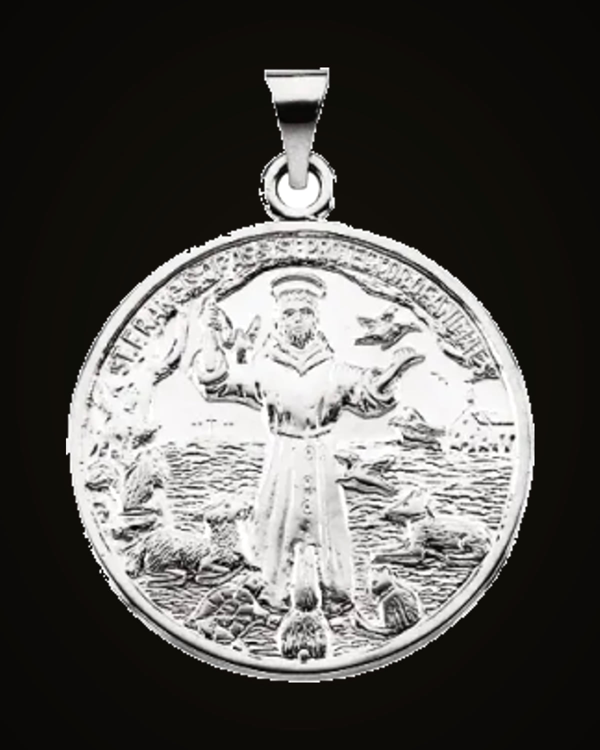 St. Francis Medal — Sterling Silver