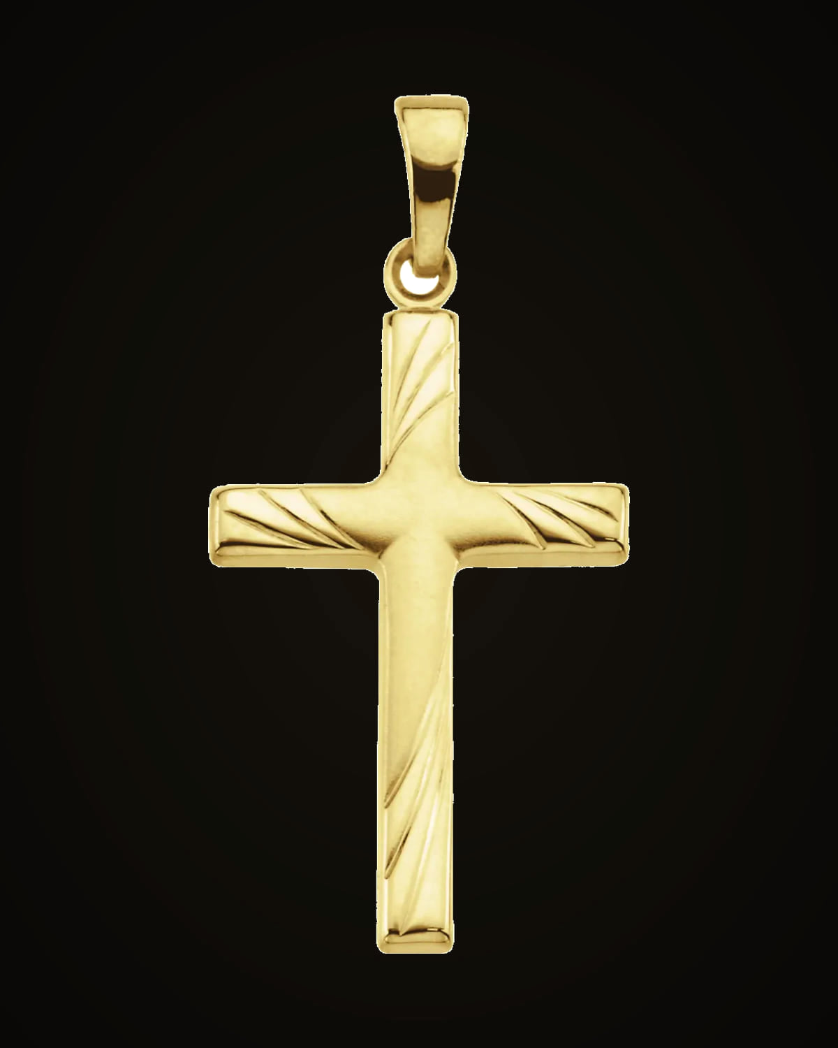 Cross Pendant — 14K Yellow Gold