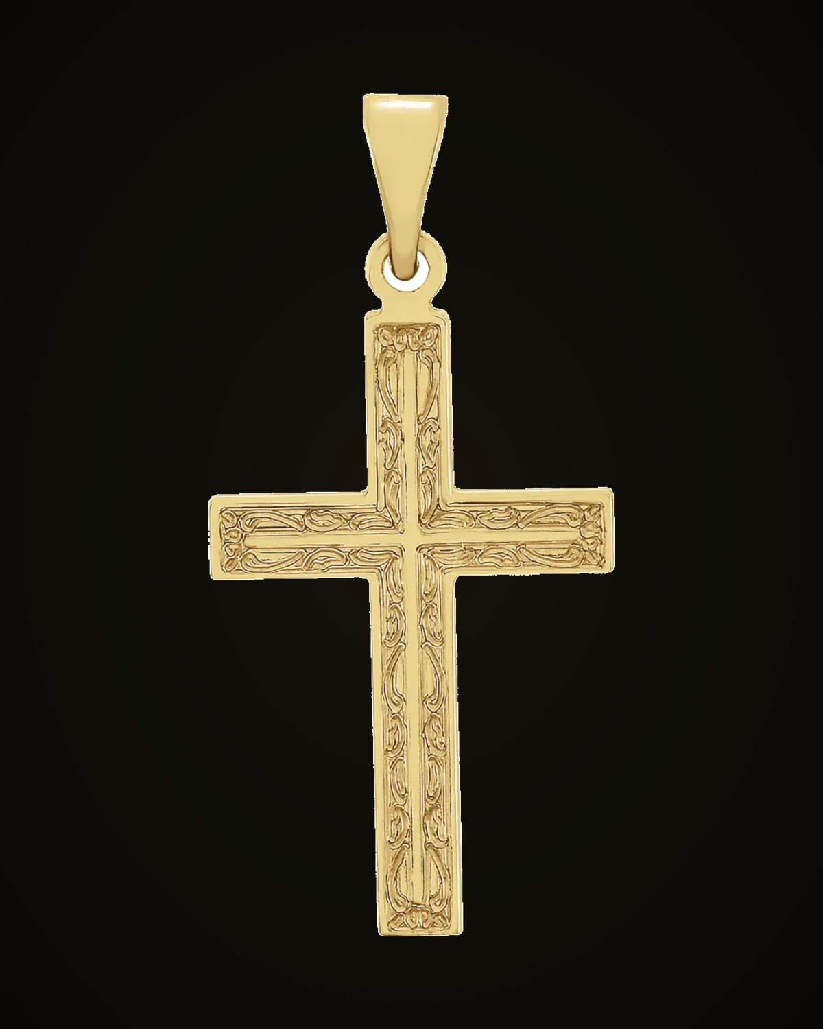 Cross Pendant — 14K Yellow Gold