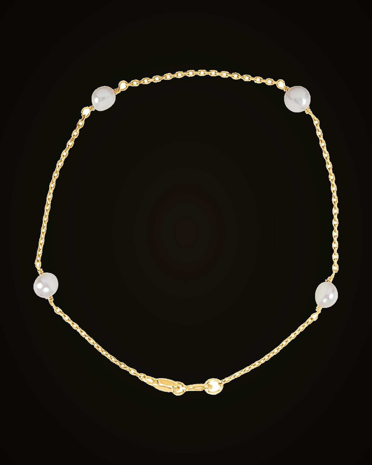 Youth Bracelet W/Cultured Prl — 14K Yellow Gold · Cultured Freshwater Pearl
