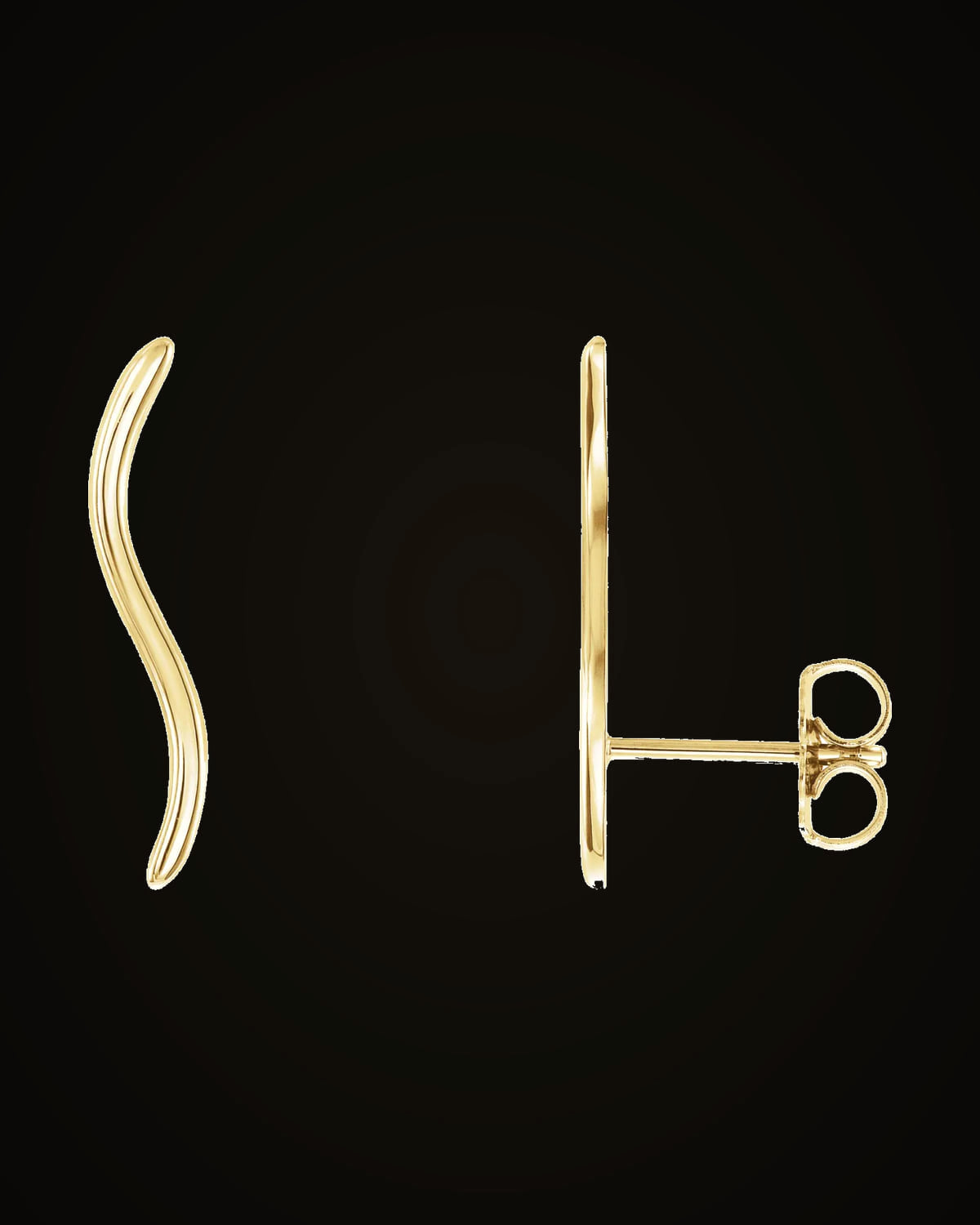 Ear Climbers — 14K Yellow Gold