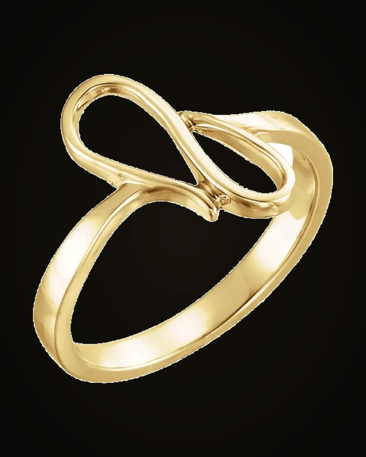 Freeform Ring — 14K Yellow Gold · 13 mm