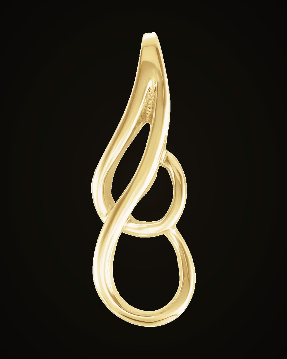 Metal Fashion Pendant — 14K Yellow Gold