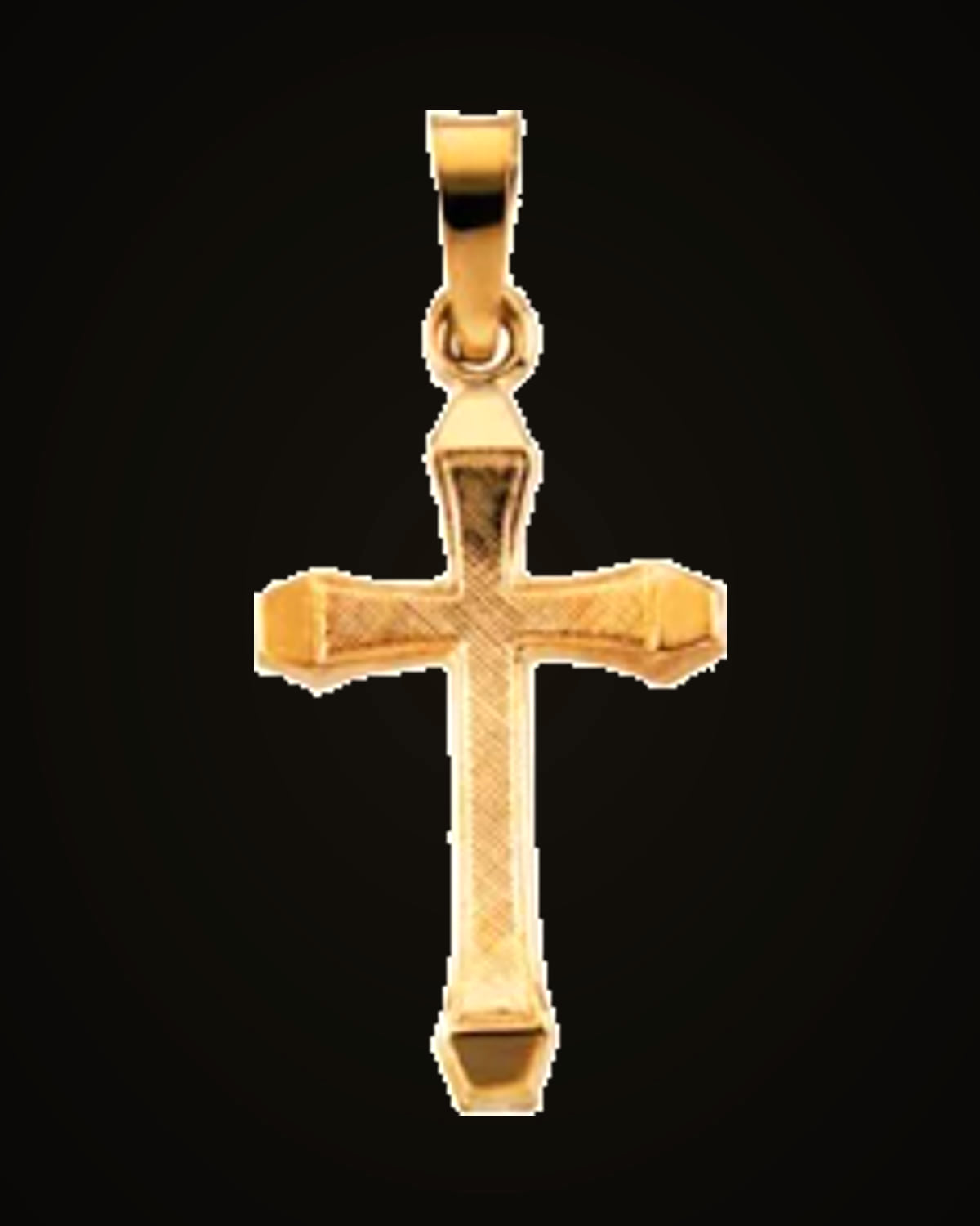 Cross Pendant — 14K Yellow Gold