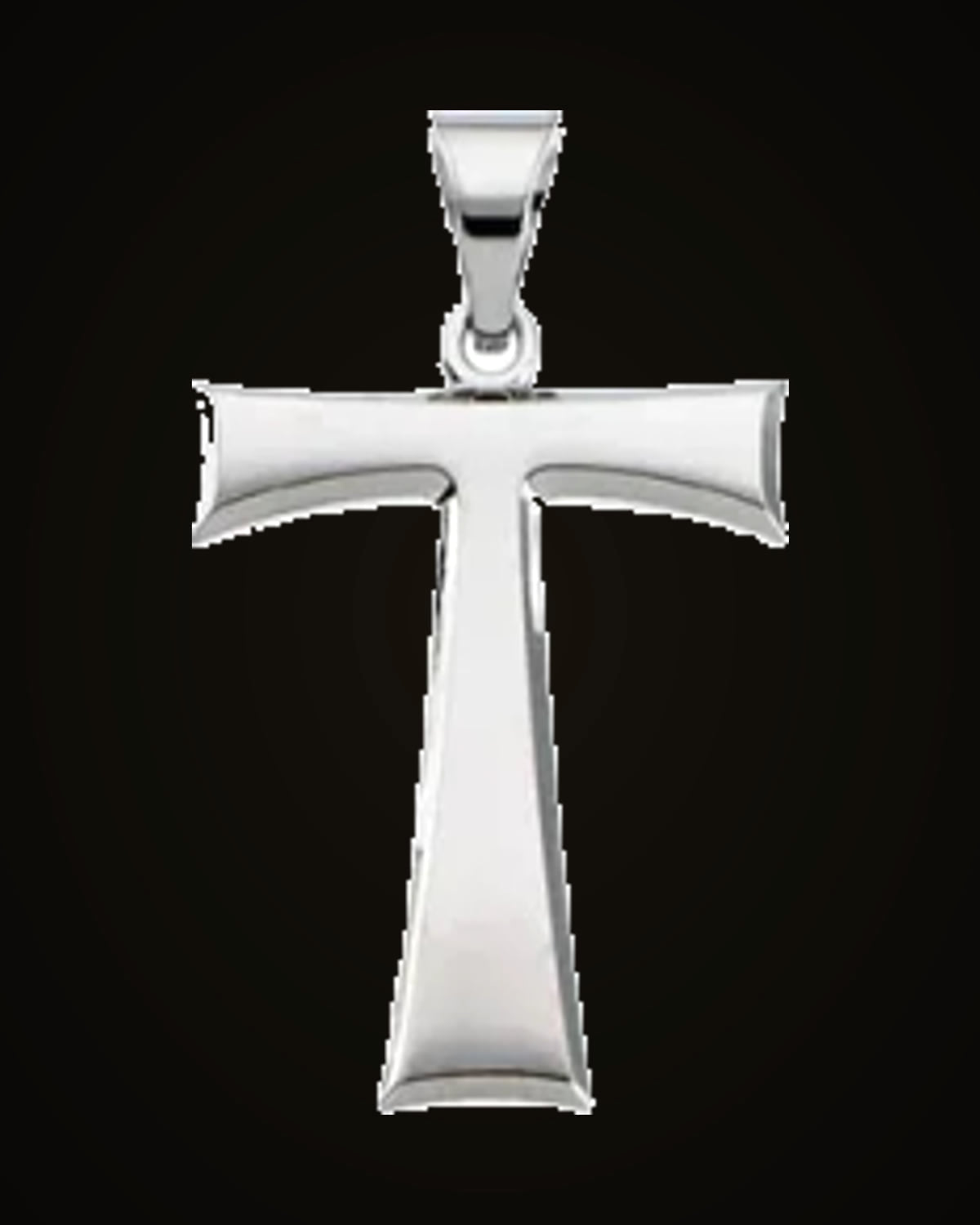Tau Cross Pendant — Sterling Silver