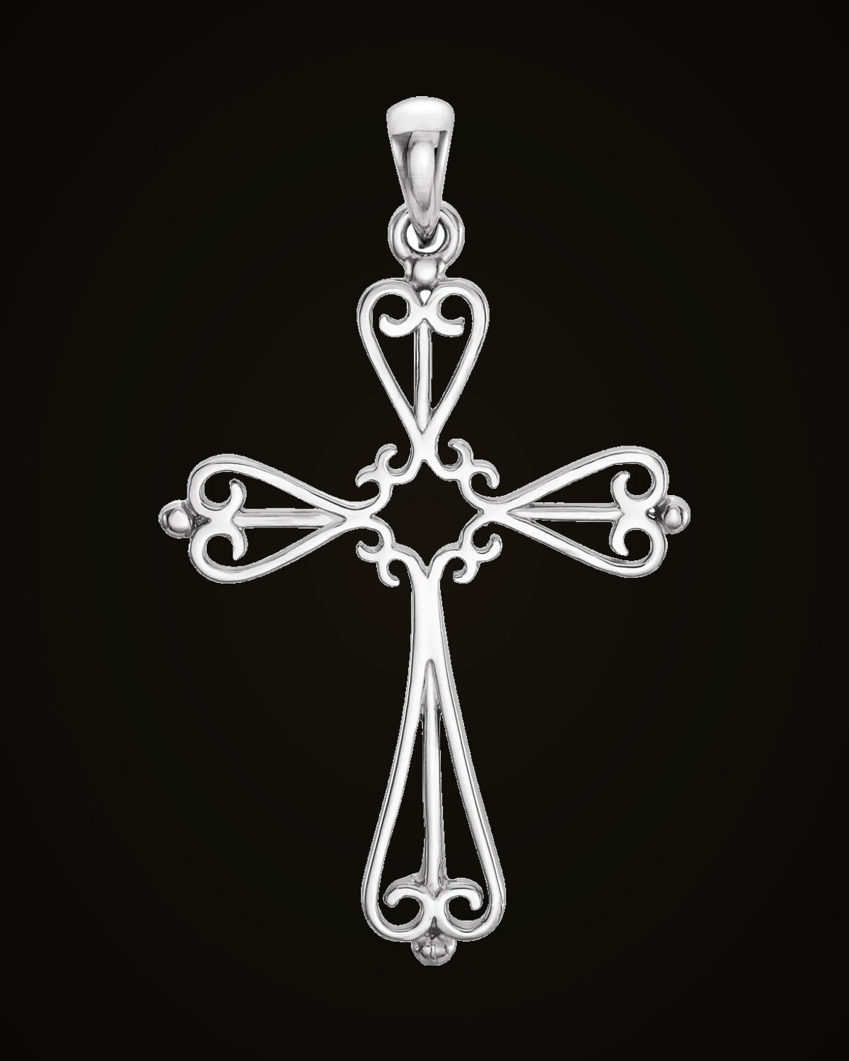 Cross Pendant — Sterling Silver