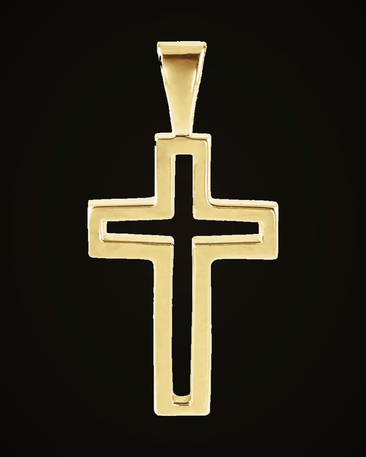 Cross Pendant — 14K Yellow Gold