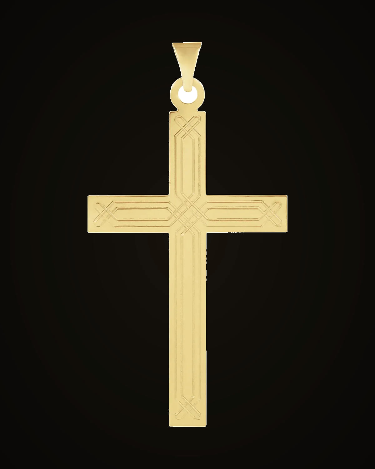 Cross Pendant — 14K Yellow Gold