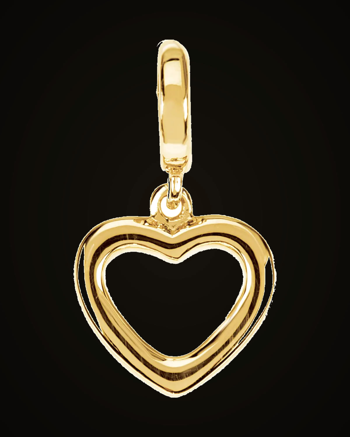 Tiny Heart Charm/Pendant — 14K Yellow Gold
