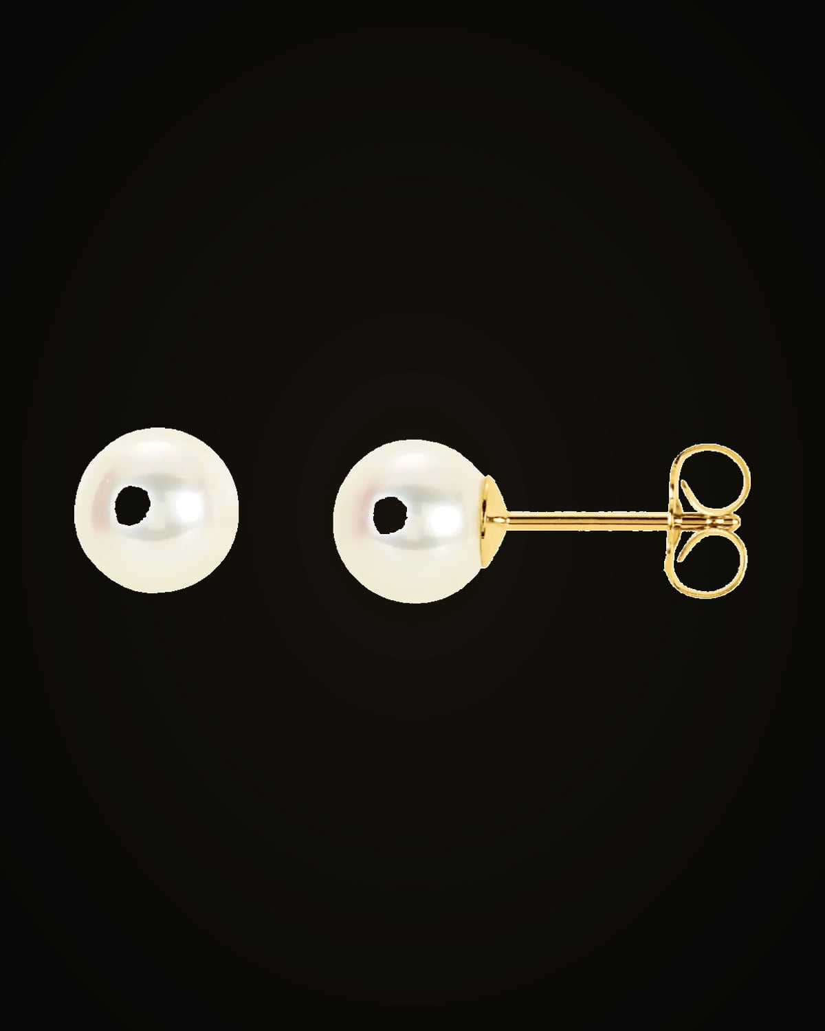 Cultured Panache Pearl Earrings — 14K Yellow Gold