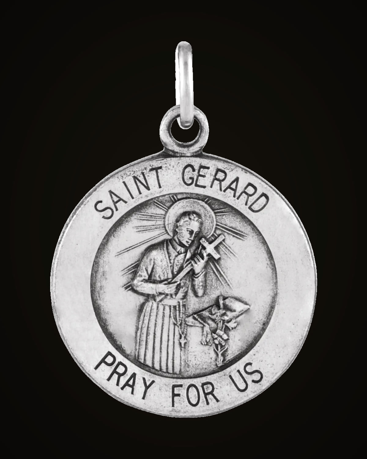 St. Gerard Medal — Sterling Silver