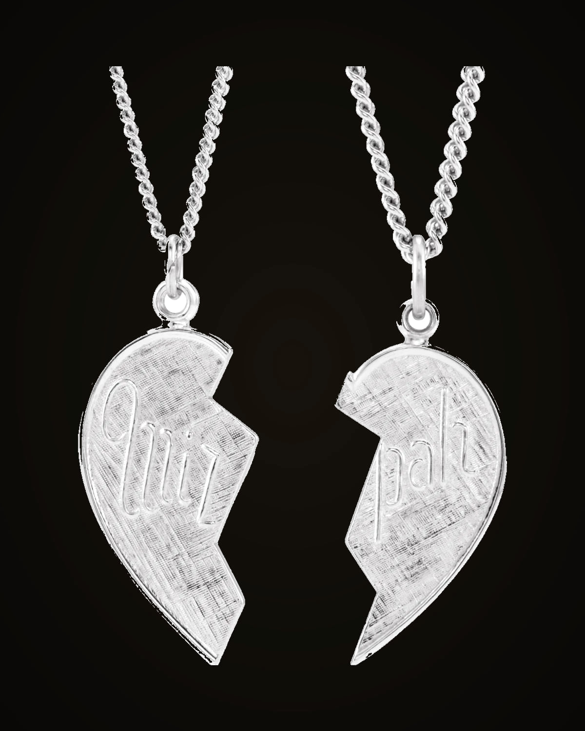 Miz Pah Necklace — Rhodium-Plated on Sterling Silver