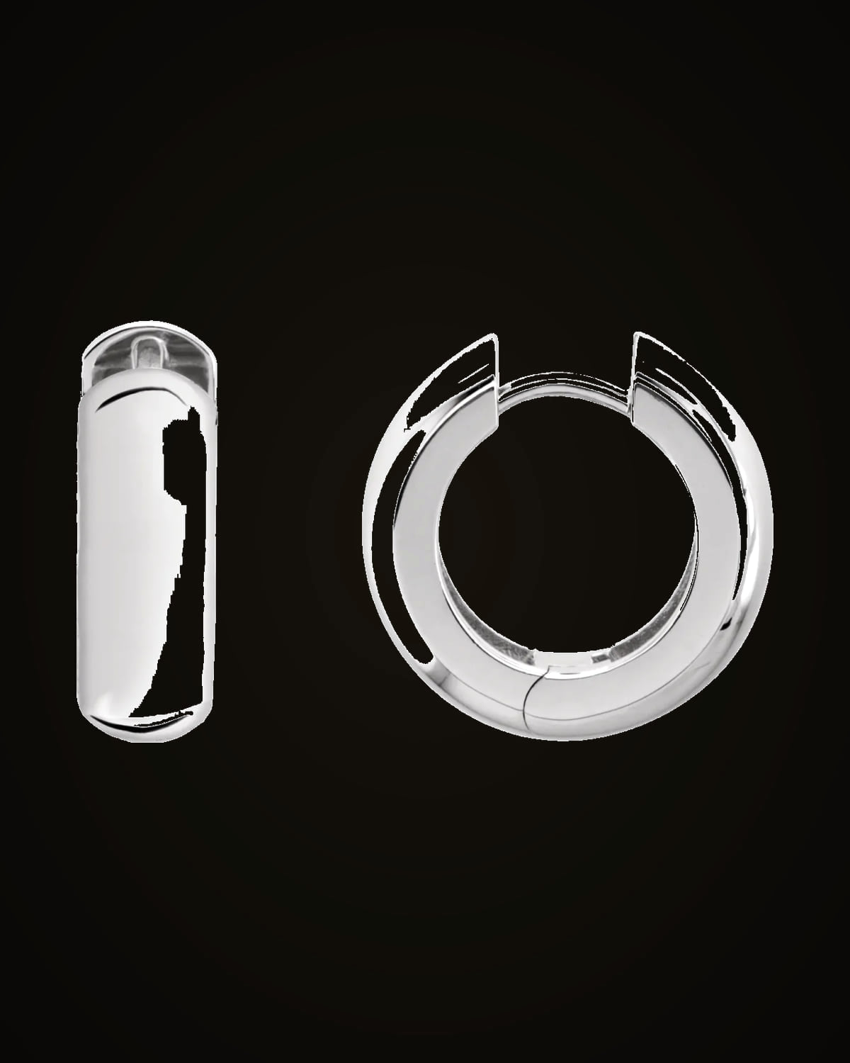 Hinged Earrings — Sterling Silver