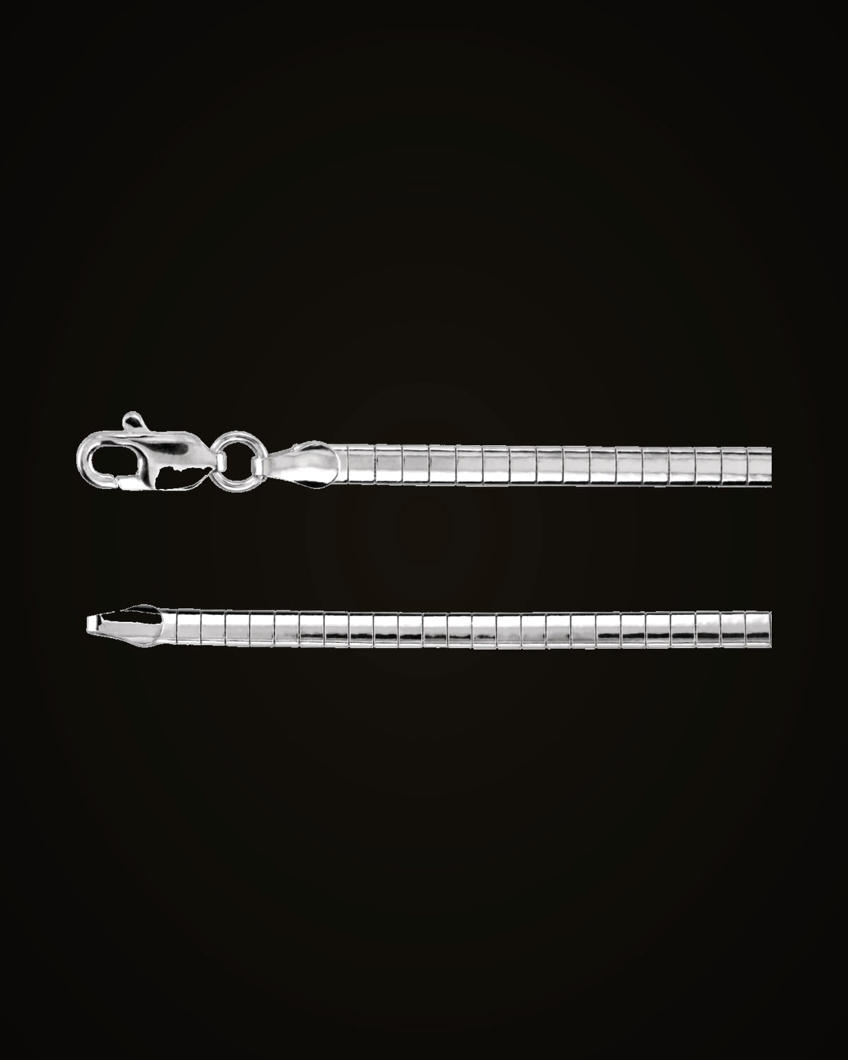 Omega Chain — Silver-Plated on Sterling Silver