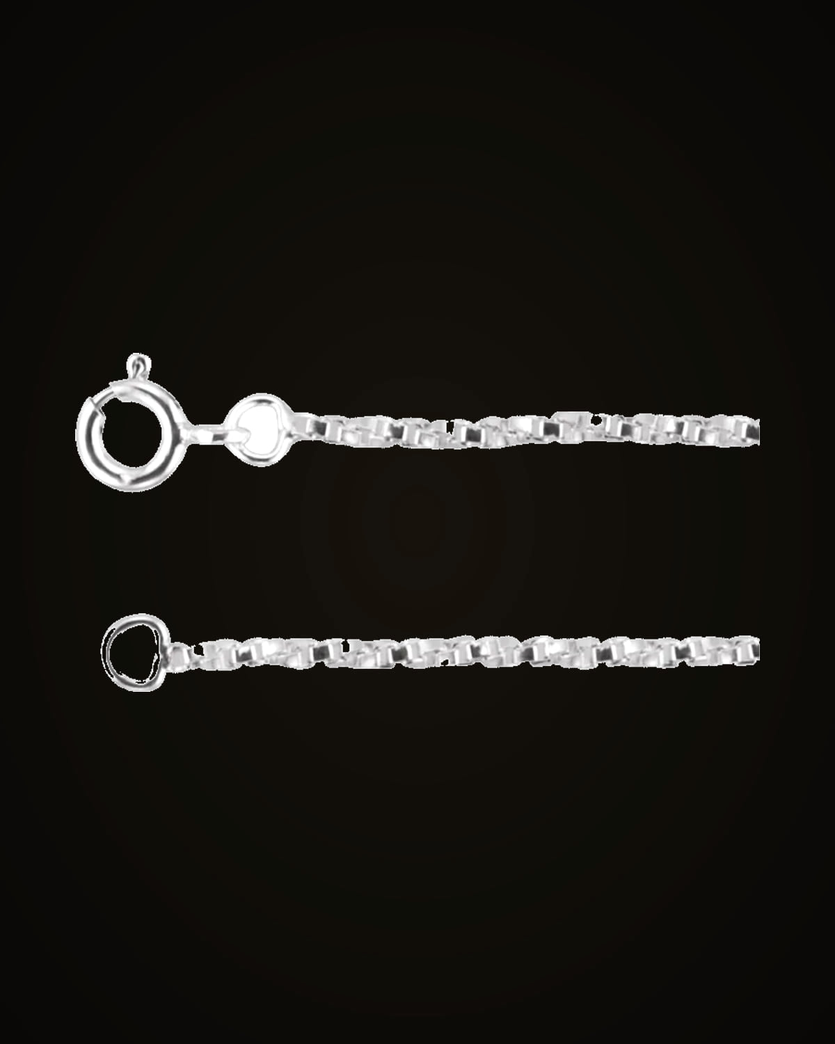 Twisted Box Chain — Sterling Silver