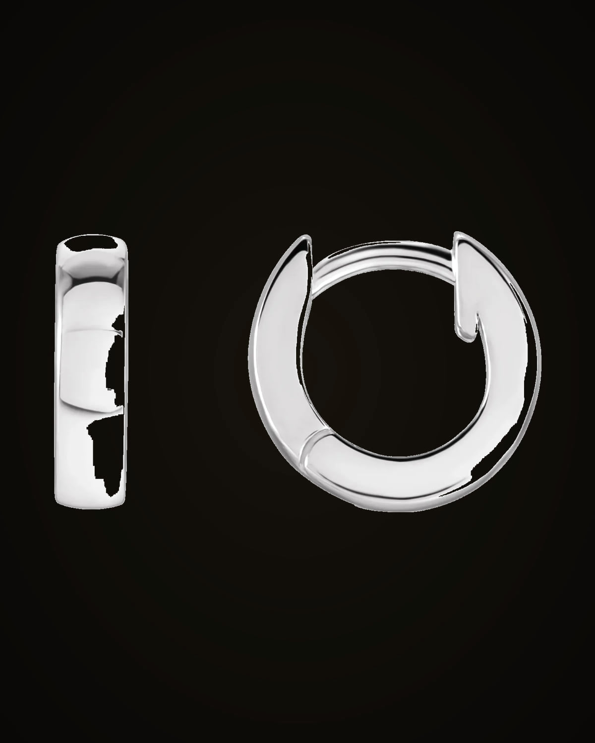 Hoop Earring — Sterling Silver
