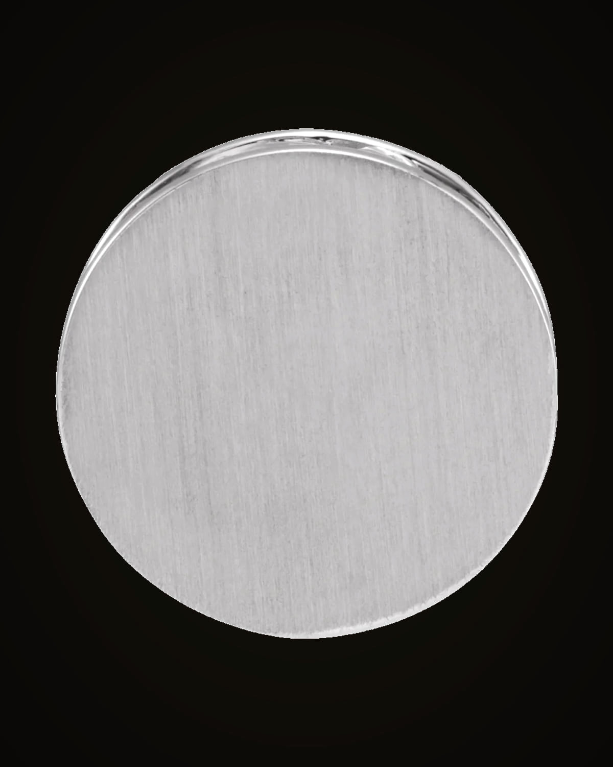 Engravable Disc Slide Pendant With Scroll Detail — Sterling Silver