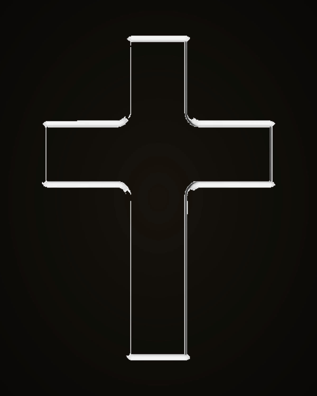 Petite Cross Slide Pendant — Sterling Silver