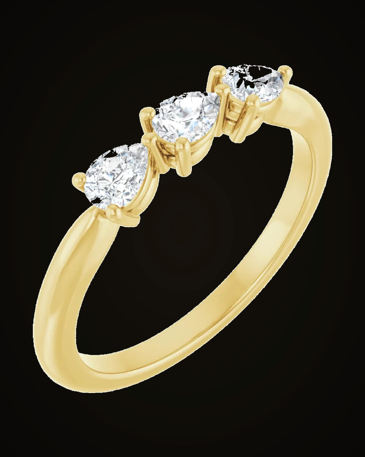 3/8 CTW Lab-Grown Diamond Anniversary Band — 14K Yellow Gold · 1.9 mm · VS · F-G