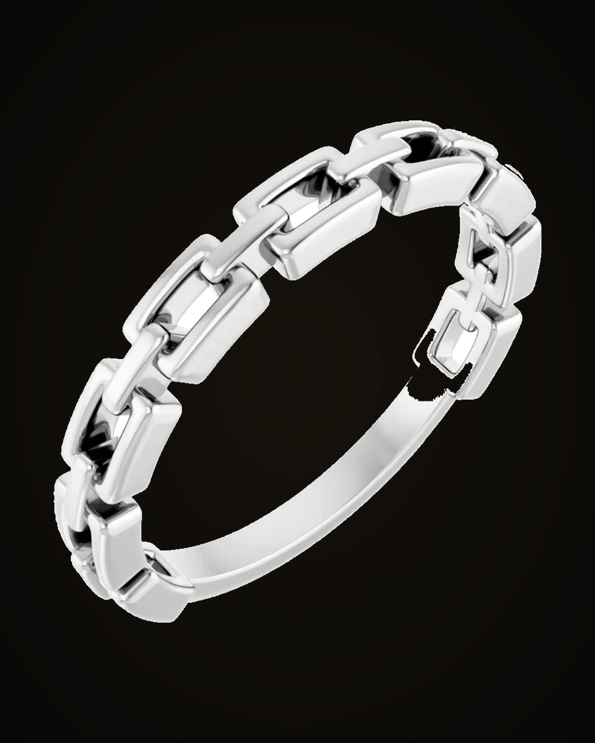 Chain Link Ring — Sterling Silver · 1.8 mm