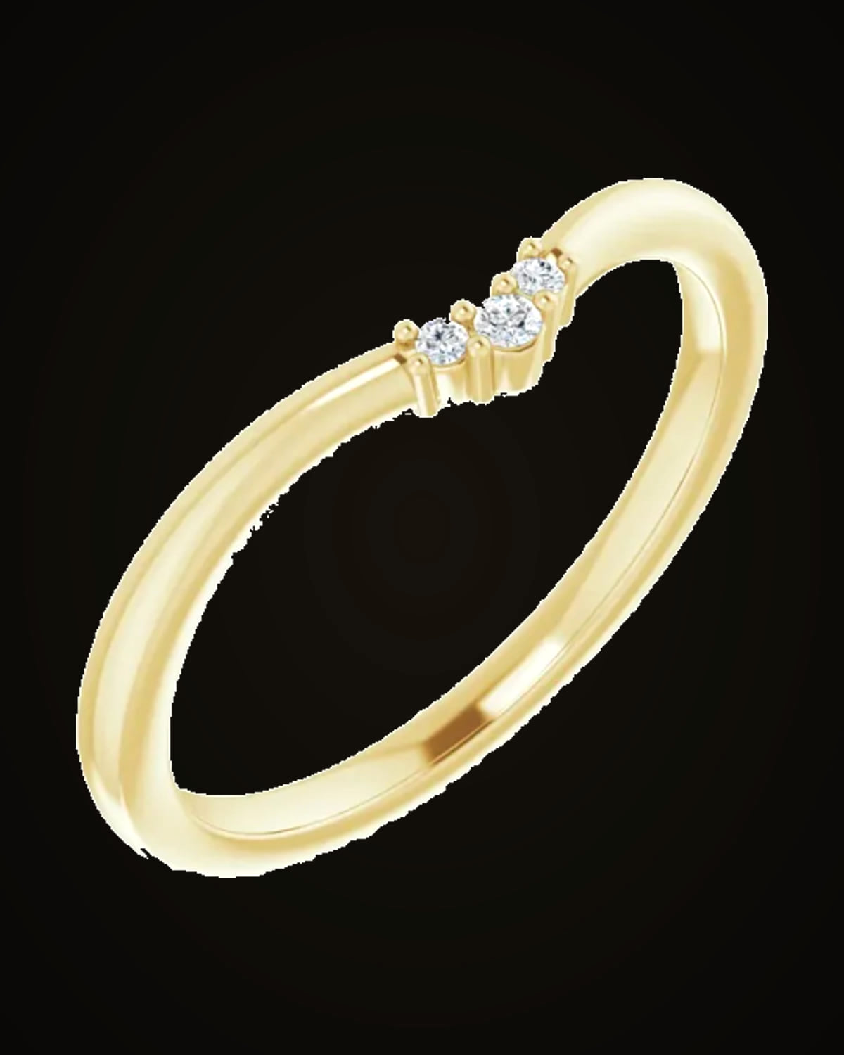 0.03 CTW Natural Diamond Matching Band — 14K Yellow Gold · 1.8 mm · SI2-SI3 · G-H
