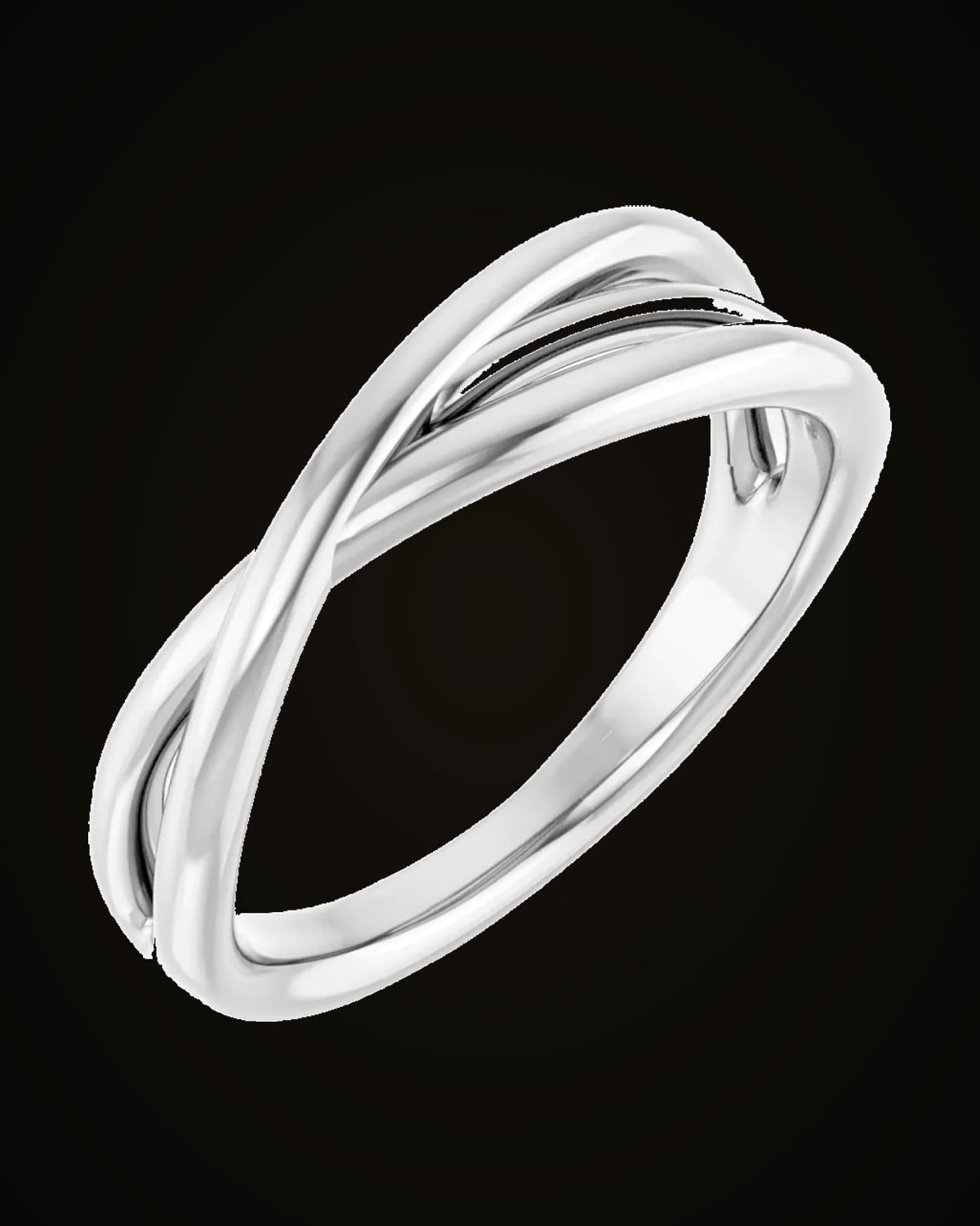 Criss-Cross Ring — Sterling Silver · 2.2 mm