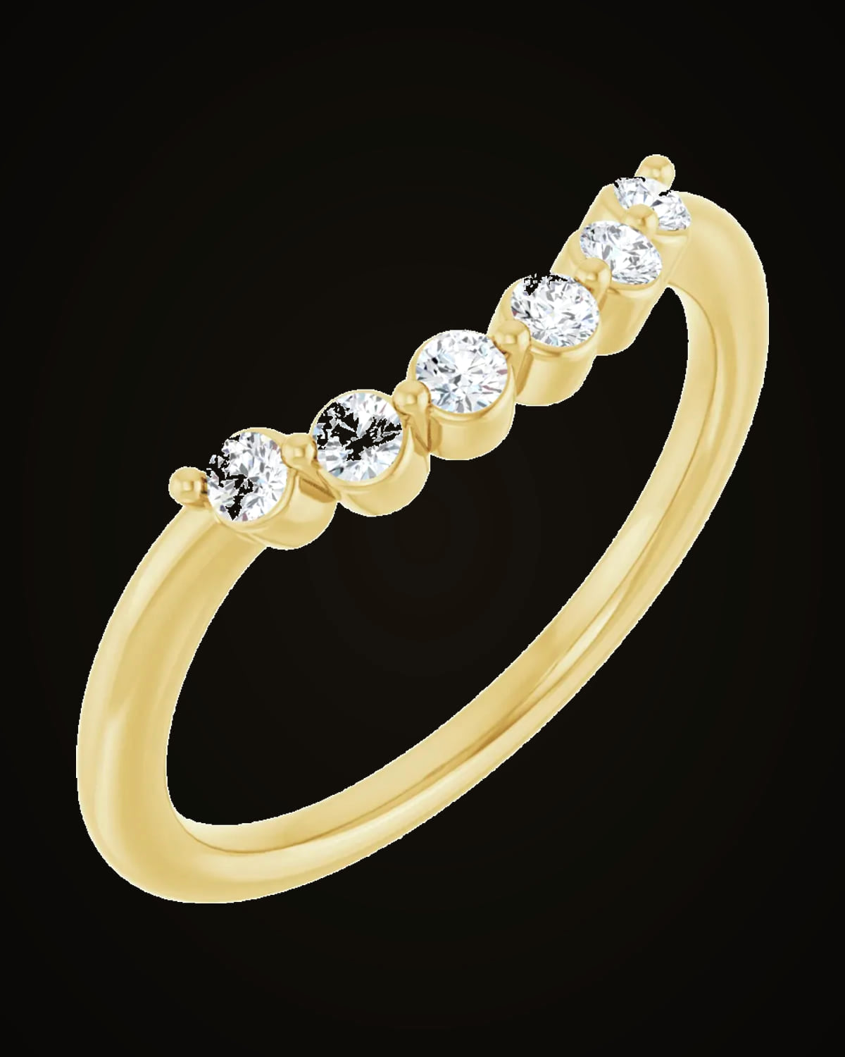 1/6 CTW Lab-Grown Diamond Band — 14K Yellow Gold · 1.7 mm · VS · F+