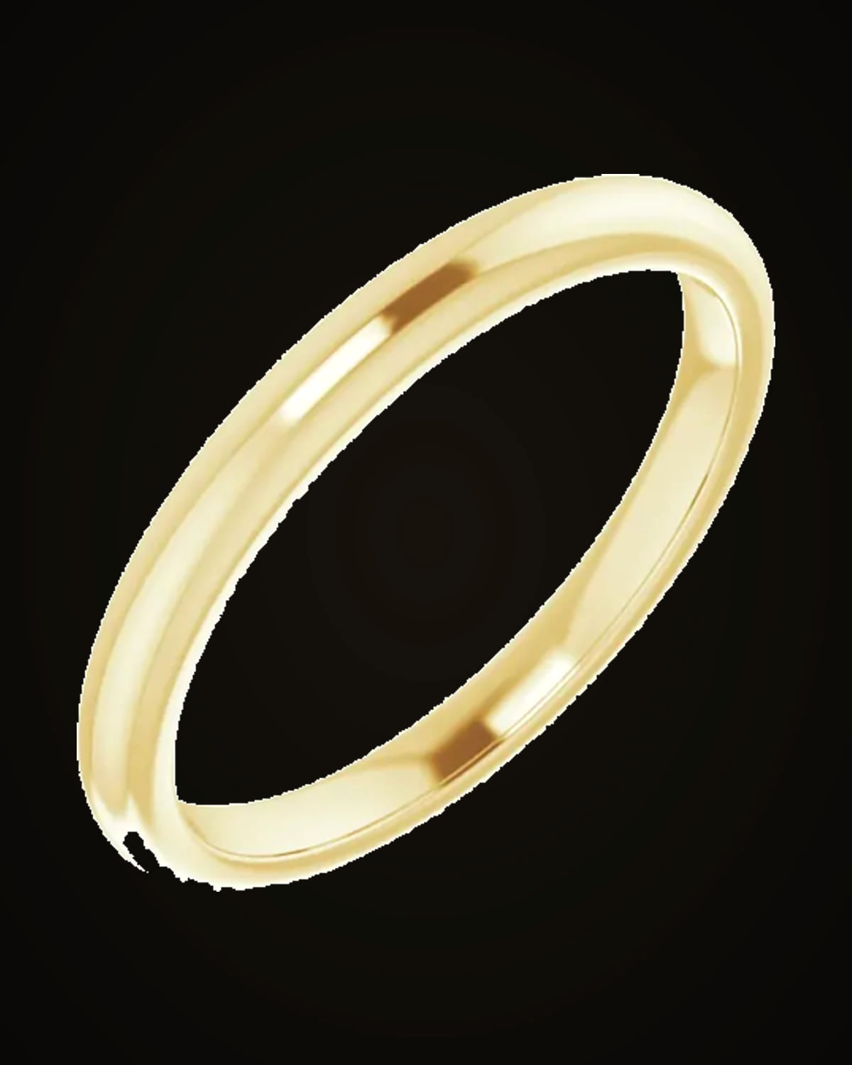 14K Yellow Gold — 2.2 mm