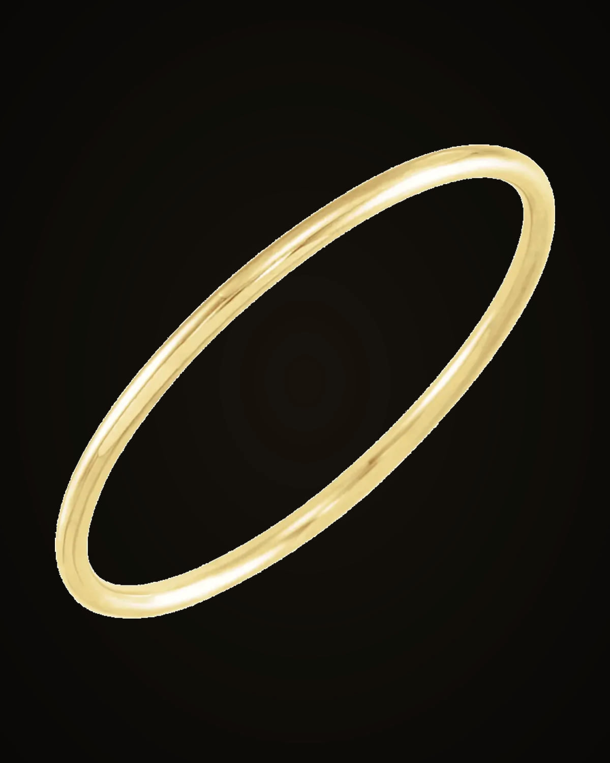 Stackable Ring — 14K Yellow Gold · 1 mm · Size 4