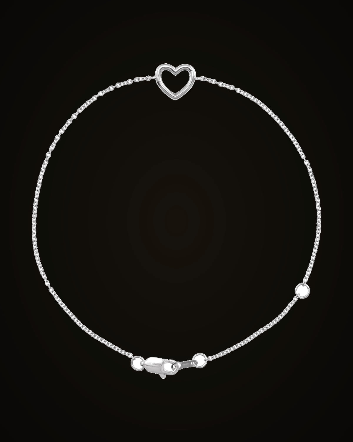 Heart Bracelet — Sterling Silver
