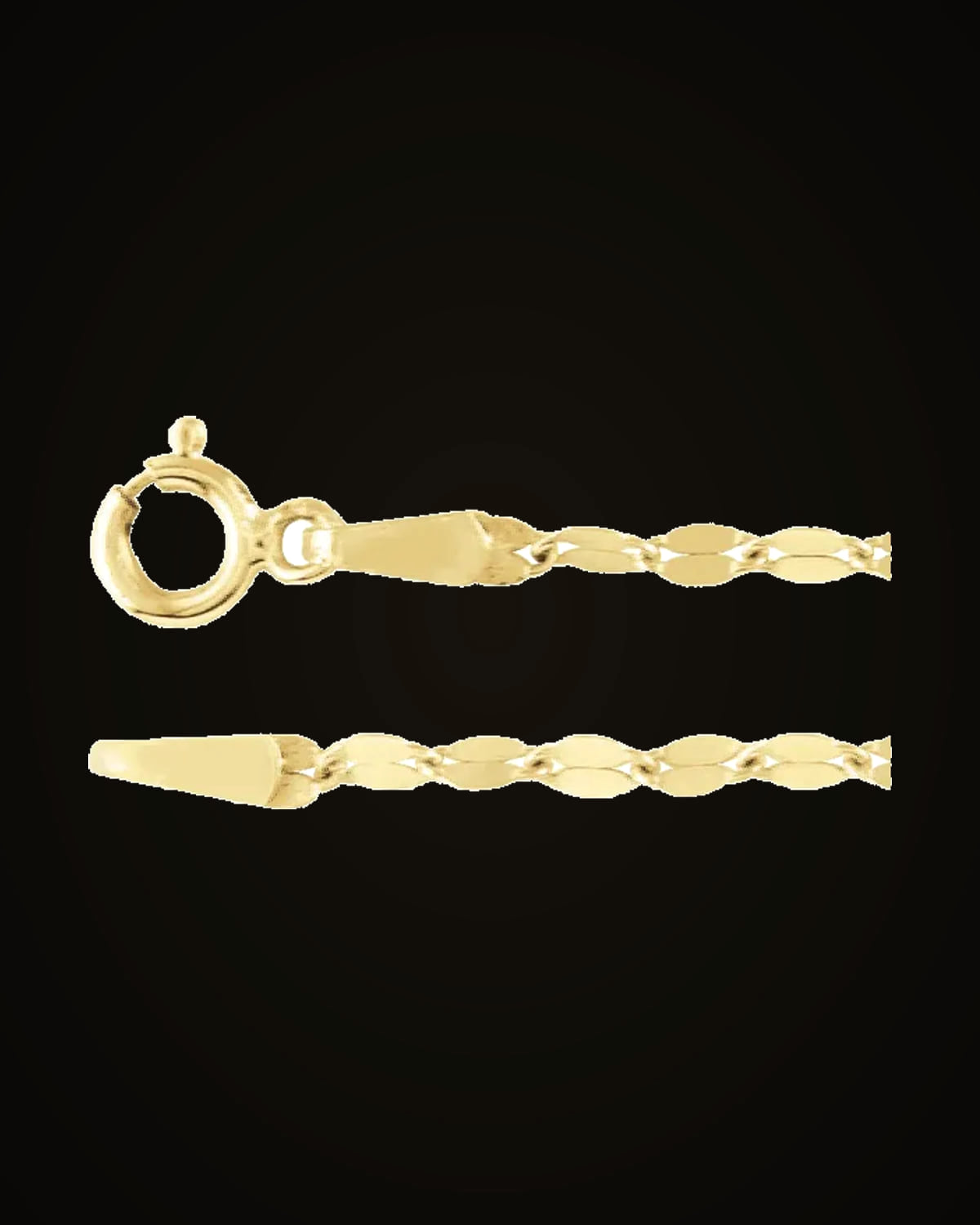 Keyhole Chain — 14K Yellow Gold